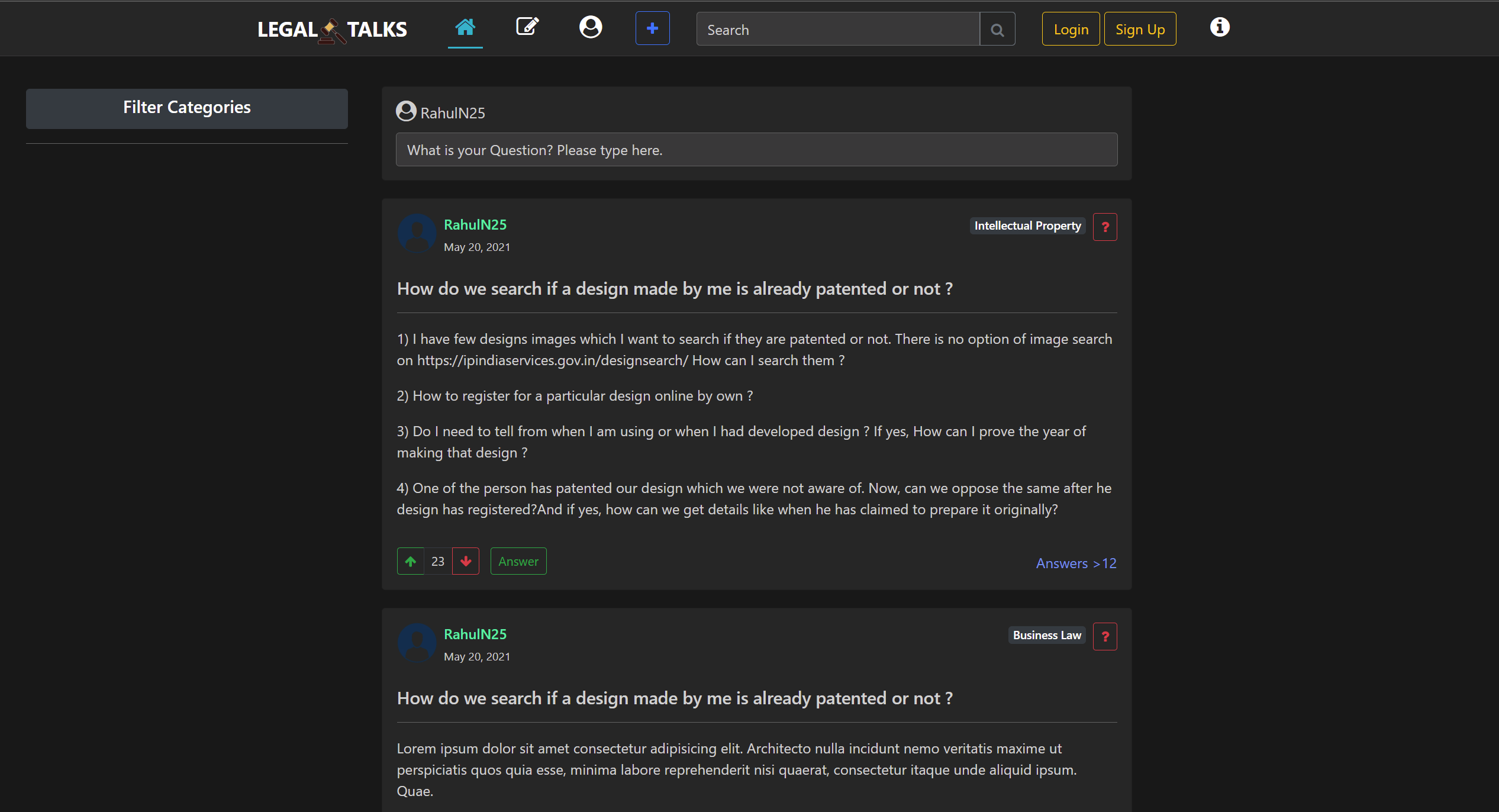 Legal Talks